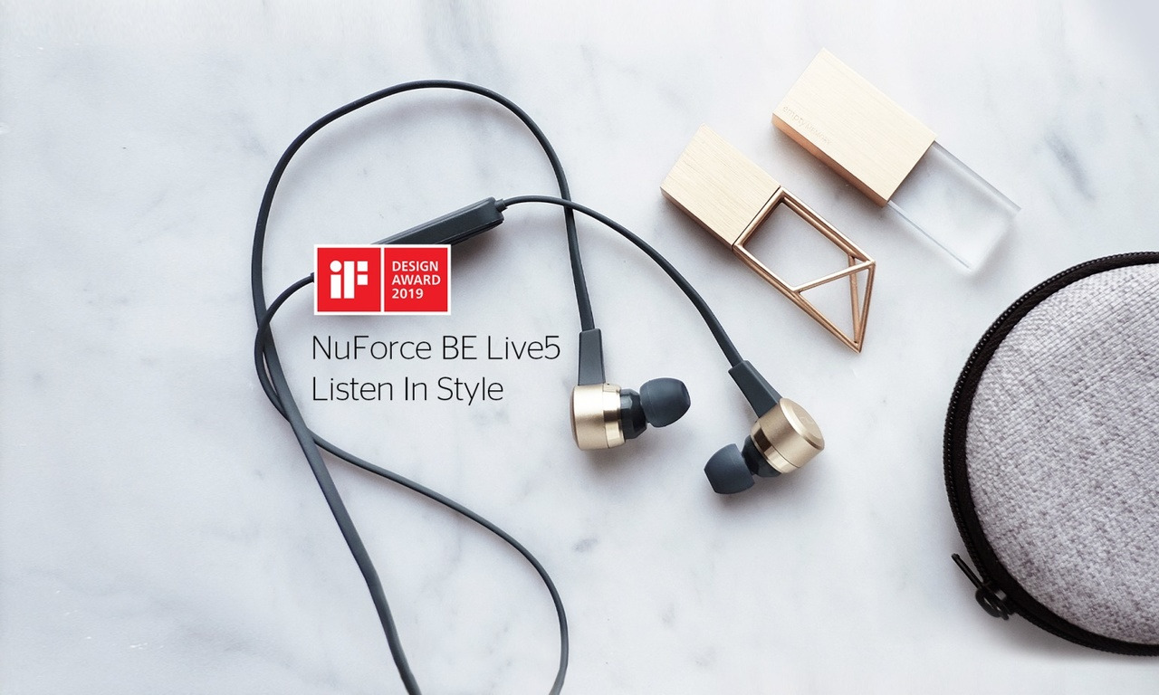 奧圖碼NuForce BE Live5 藍牙耳機榮獲iF設計大獎